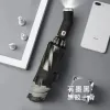 Hengdun multi-angle bendable LED flashlight fully automatic reverse umbrella, ten-bone reinforced black rubber sun umbrella, reflective edge, night driving safety, vehicle-mounted increased wind resistance, men's and women's commuting, all-weather and all-weather sun umbrella Application Scenario